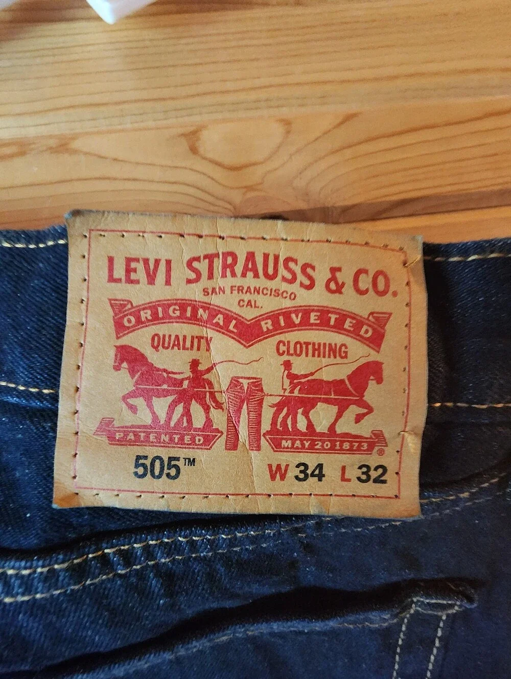 Levi's Men’s Indigo Straight-Leg Jeans W34xL32